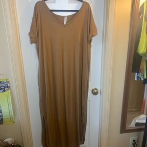Maxi t shirt dress.